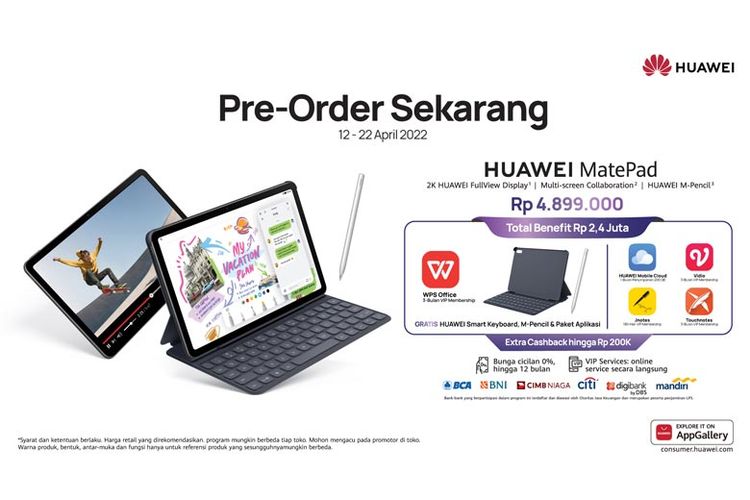 Preorder HUAWEI MatePad 

