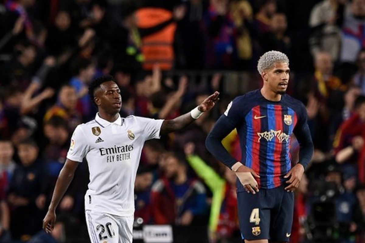 Laga el clasico Barcelona vs Real Madrid dalam laga pekan ke-26 Liga Spanyol musim 2022-2023 di Stadion Camp Nou, Senin (20/3/2023) dini hari WIB.