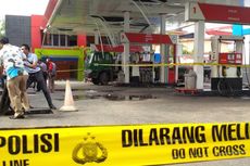 Dalam Rekaman CCTV, Sopir Truk Terlempar Saat SPBU Meledak