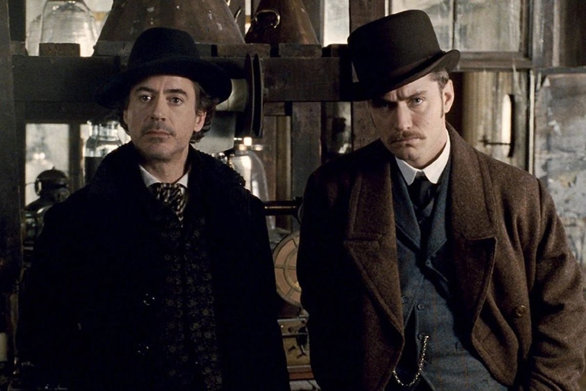 Salah satu adegan dalam film Sherlock Holmes.