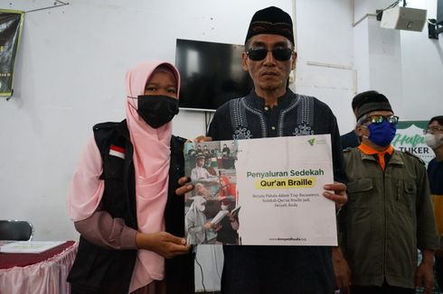 Dukung Semangat ‘Ngaji’ Tunanetra di Fortufis, Dompet Dhuafa Hibahkan Al Quran  Braille