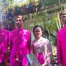 Makna Istimewa Beskap Fuchsia Presiden Jokowi di Siraman Kaesang
