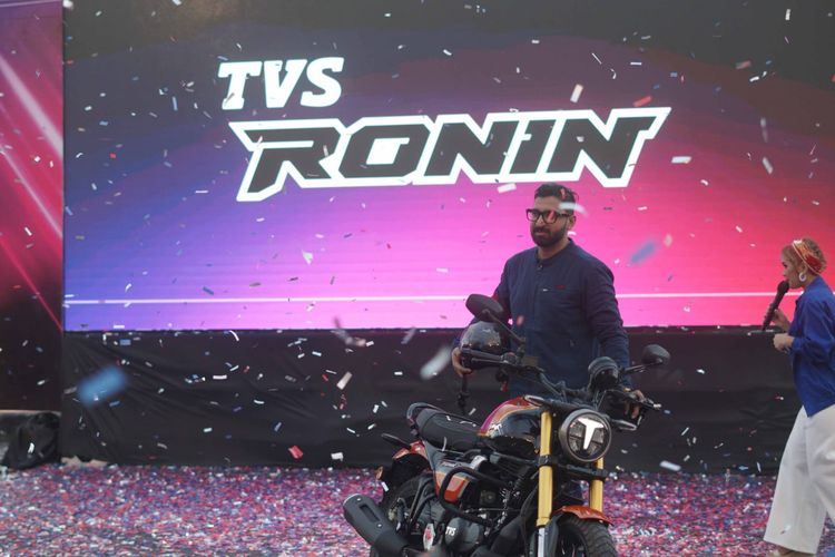 TVS Ronin diluncurkan pertama kali di ajang Jakarta Fair 2023