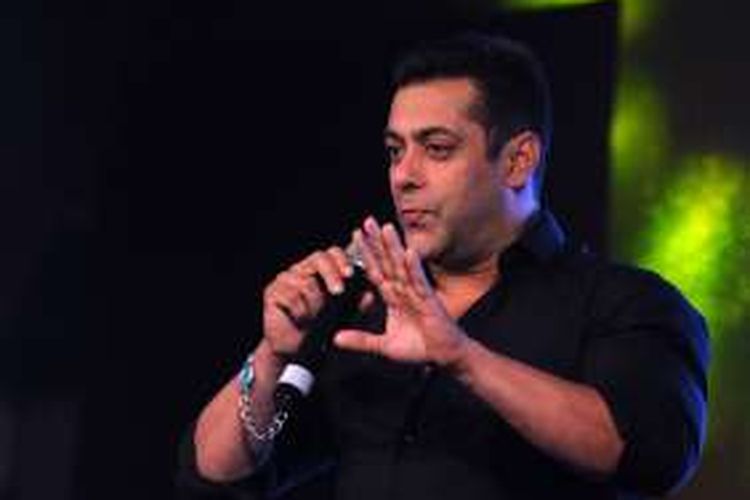Salman Khan pada 2 Oktober 2015 di Mumbai, India