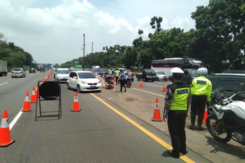 Urai Kemacetan, Polisi Uji Coba Contraflow di Jalur Jakarta-Bekasi