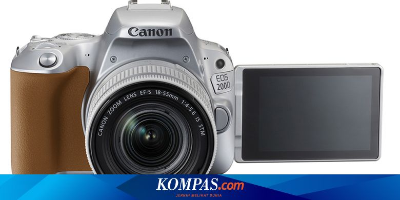 dslr mungil canon eos 200d masuk indonesia