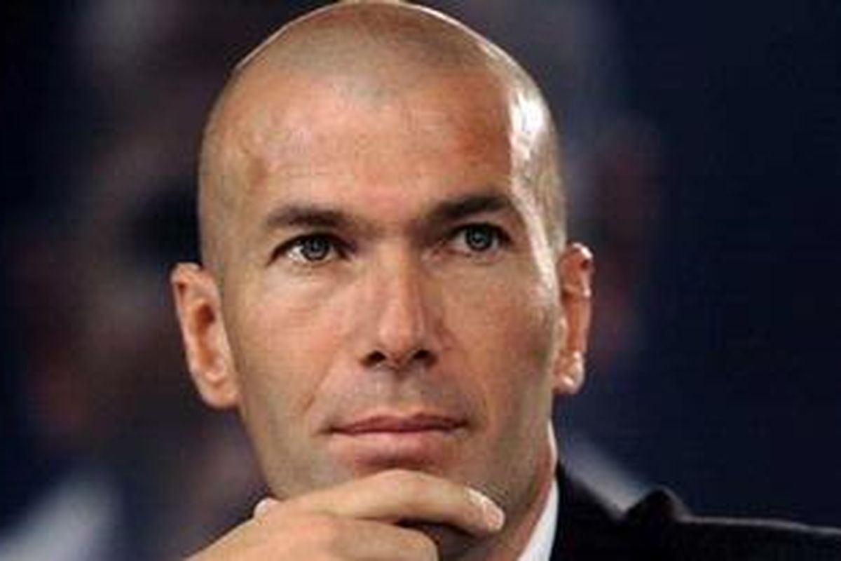 Pemain legendaris Perancis dan Real Madrid, Zinedine Zidane.