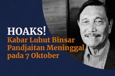 INFOGRAFIK: Beredar Hoaks Luhut Binsar Pandjaitan Meninggal 7 Oktober 2023