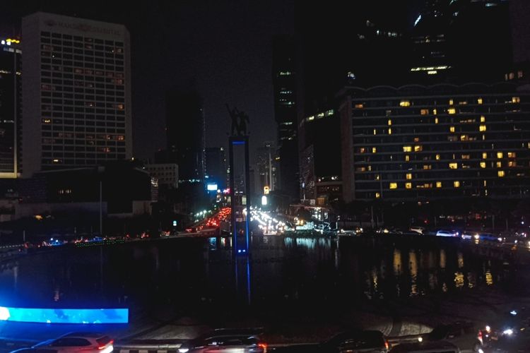 Sejumlah Titik di Jakarta Mulai Gelap Sabtu Malam