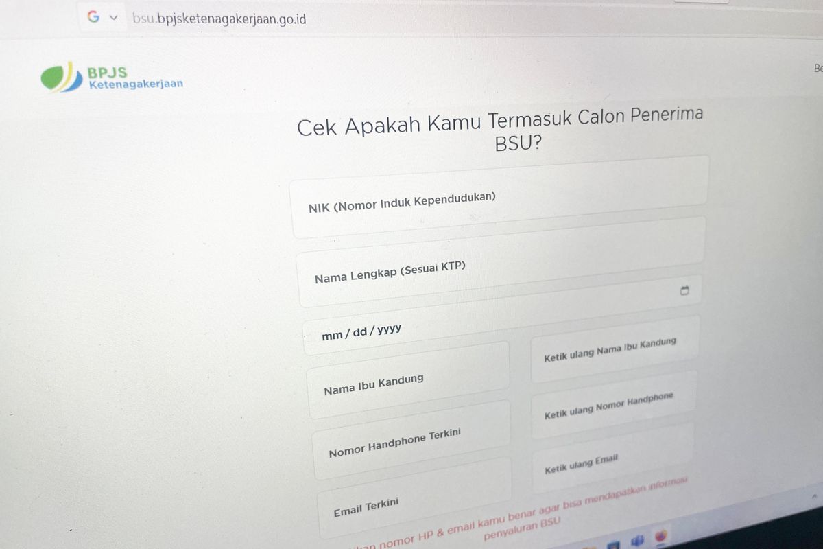 Cara cek penerima BSU 2025 online via BPJS Ketenagakerjaan. BSU Rp 600.000 dijadwalkan akan tersalurkan semua sebelum minggu kedua Juni.