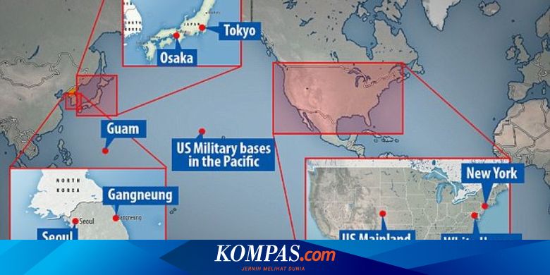 Inilah Sasaran Nuklir Korut Di As Jepang Dan Korea Selatan