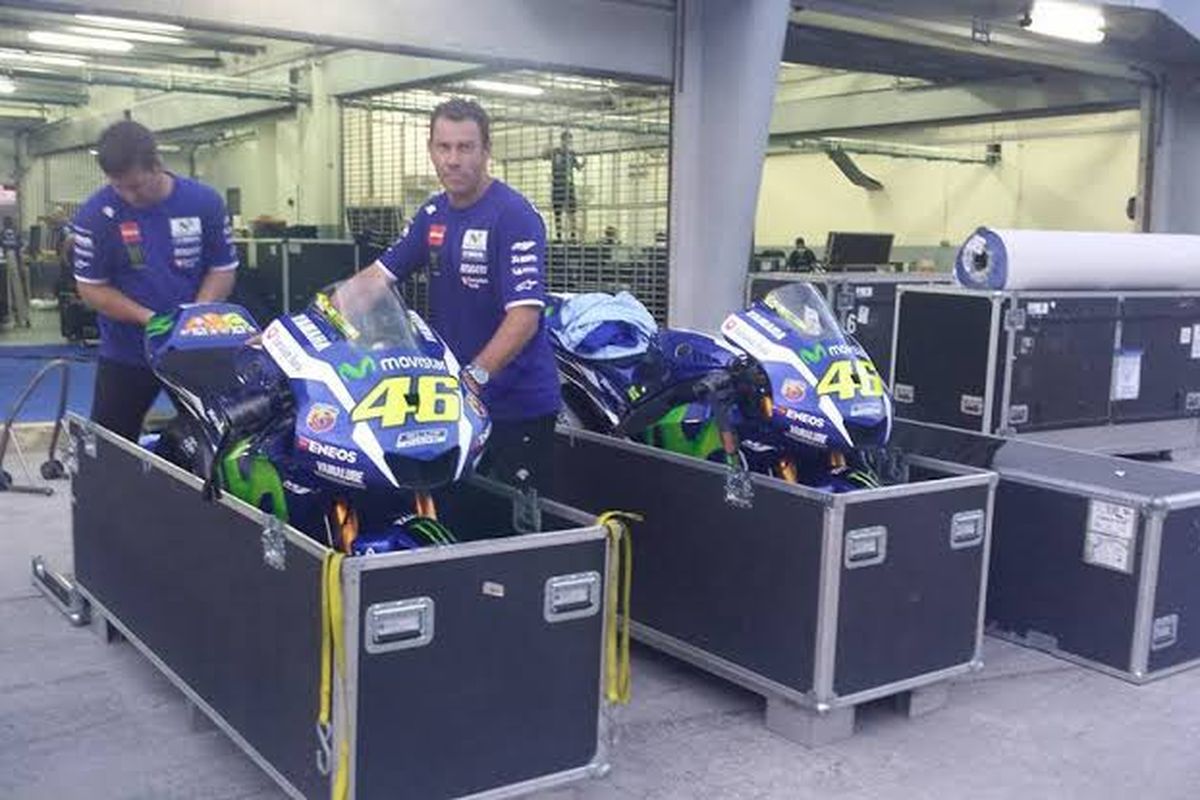 Ribetnya urusan logistik dalam MotoGP