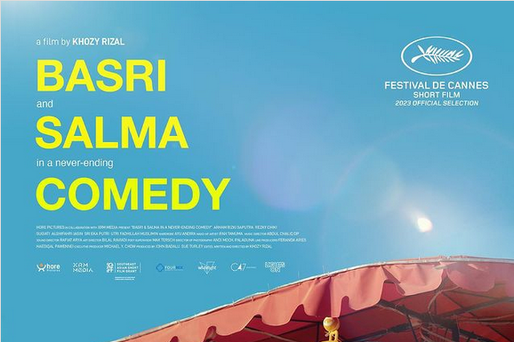 Film pendek karya Khozy Rizal, Basri and Salma in Never-Ending Comedy, akan diputar perdana dan berkompetisi di Festival Film Cannes 2023. 