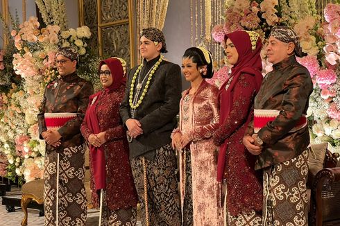 Anies Pakai Baju Rancangan Putra Prabowo pada Resepsi Pernikahan Mutiara Baswedan