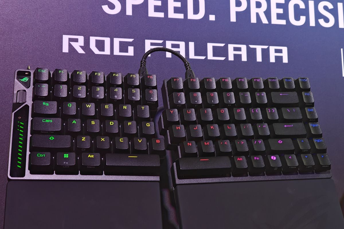 Asus Rilis ROG Falcata Computex 2025, Keyboard Gaming yang Bisa Dibelah