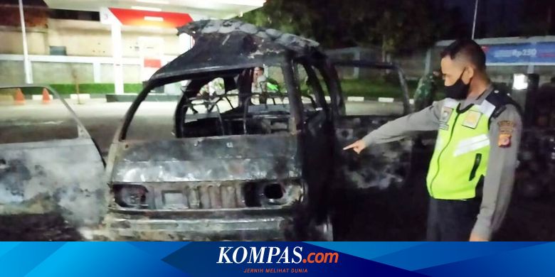 Detik-detik Pikap Pengangkut Tabung Gas Terbakar dan Meledak di SPBU