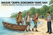 Ini Kronologi Imigrasi Amankan 3 WNA Australia Masuk Merauke Papua Tanpa Dokumen Resmi