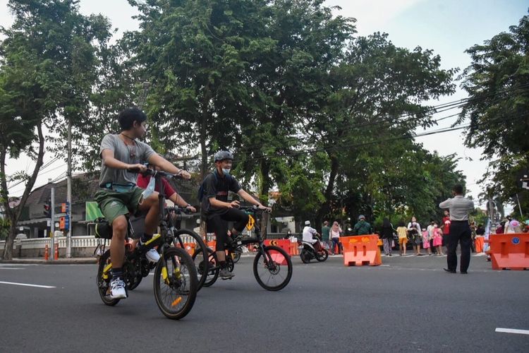 Car Free Day di Kota Surabaya, Jawa Timur