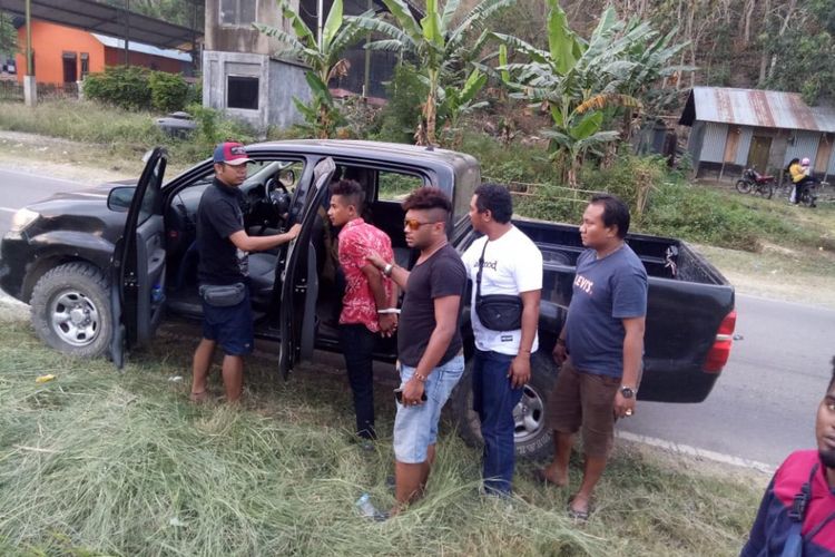 V Pelaku pembunuh dan pembuang bayi di Denpasar, Bali, berhasil ditangkap Anggota Satuan Reskrim Polres Manggarai Barat