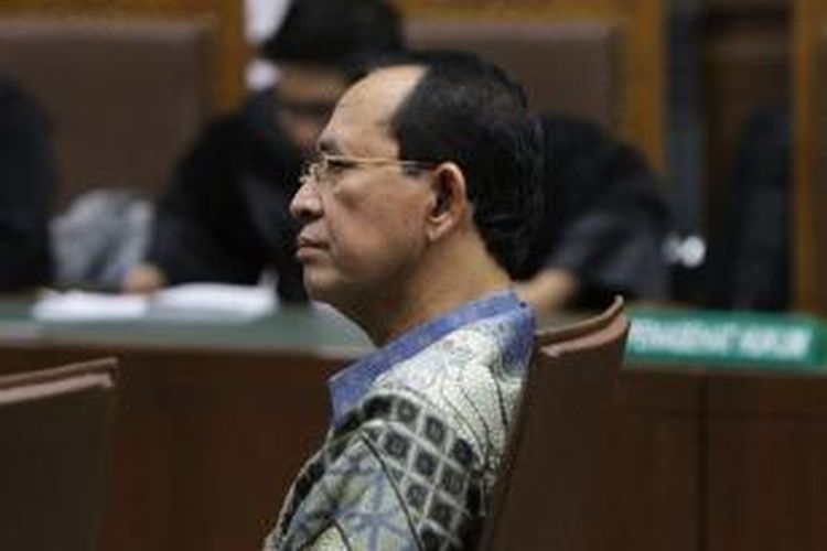 Mantan Menteri Agama Suryadharma Ali menjalani persidangan dengan agenda pembacaan tuntutan di Pengadilan Tipikor, Jakarta Pusat, Rabu (23/12/2015).