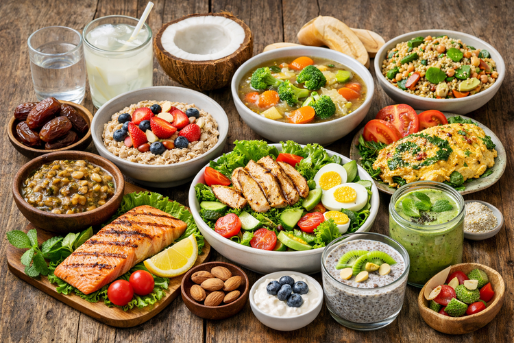 Ide menu sahur dan buka puasa Ramadhan untuk diet