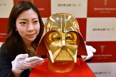 Toko Perhiasan Jepang Jual Topeng Emas Darth Vader Rp 18 Miliar