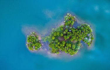 Ilustrasi Ghoramara, pulau terpencil di India.