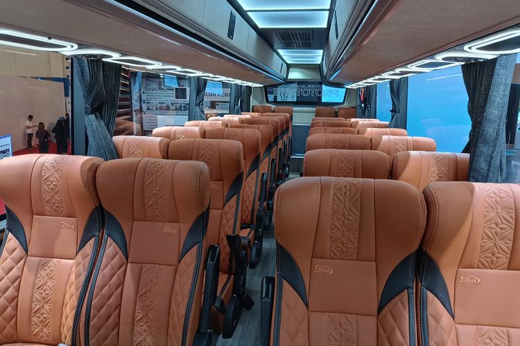 Bus prototipe PO Bagong dengan Fuso, pakai bodi Navigator buatan Karoseri Tentrem