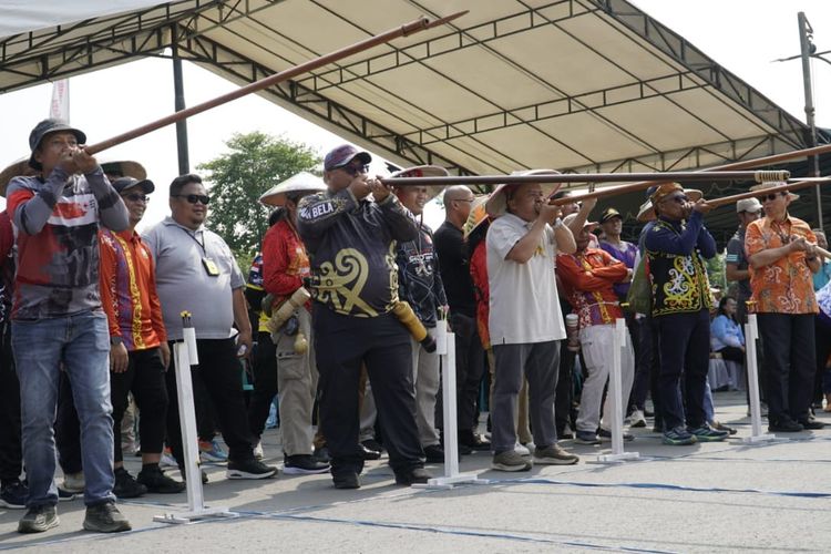 Lestarikan Tradisi Dayak, Bulungan Targetkan 1.000 Peserta Turnamen Menyumpit