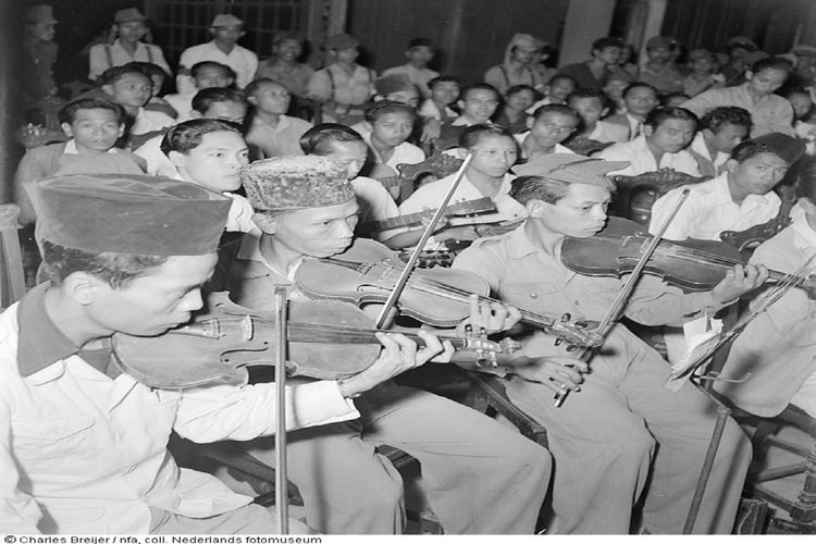 Pentas musik di Solo tahun 1948