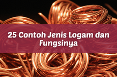 25 Contoh Jenis Logam dan Fungsinya