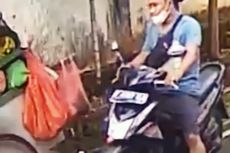 Terekam CCTV, Aksi Pengendara Motor Curi Tas Pedagang Sayur di Benhil Tuai Kecaman Warganet