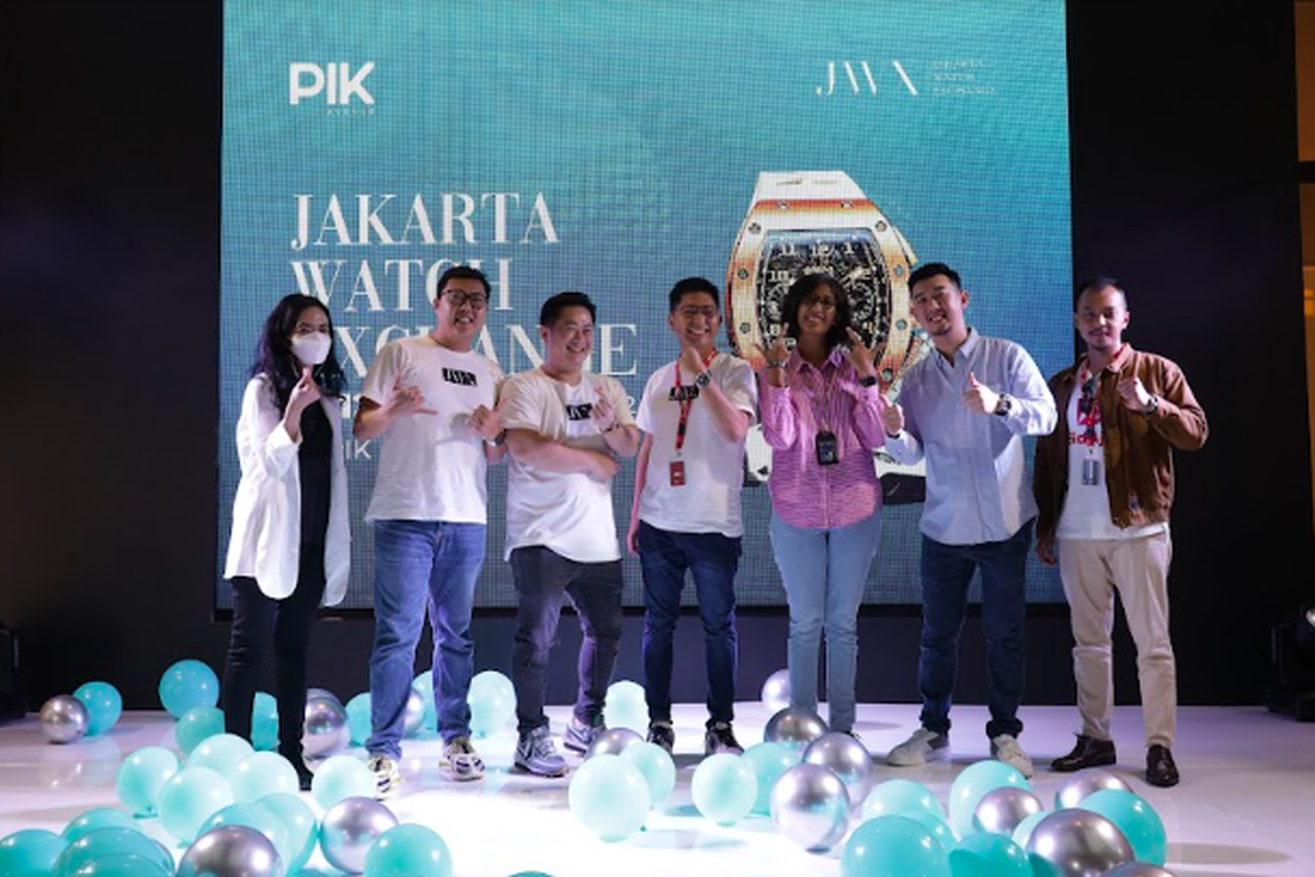 Opening Jakarta Watch Exchange 2022 di PIK Avenue, Jakarta, Jumat (11/11/2022).
