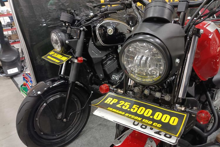 Motor kustom siap pakai dijual mulai Rp 25 jutaan