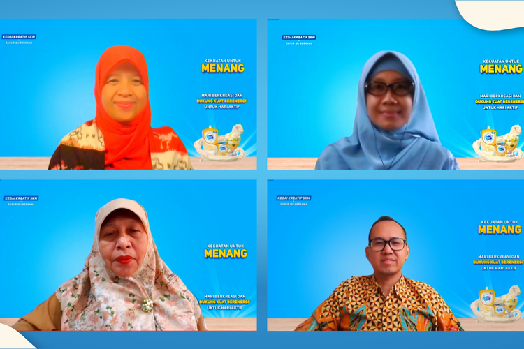 Konferensi pers pembukaan program Kedai Kreatif Susu Kental Manis Frisian Flag.