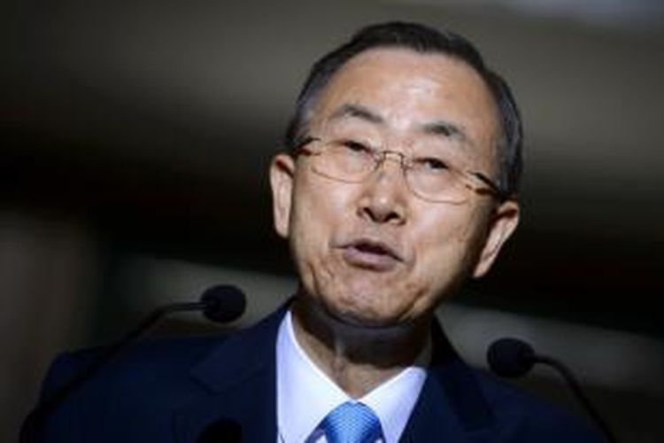 Sekretaris Jenderal PBB, Ban Ki-moon.
