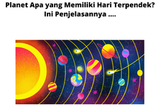 Planet Apa yang Memiliki Hari Terpendek? Ini Penjelasannya ....