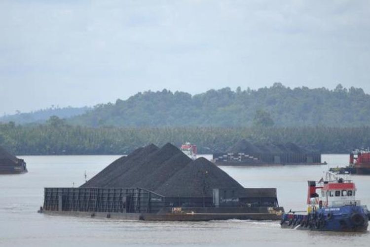 Ilustrasi negara tujuan ekspor batu bara Indonesia.