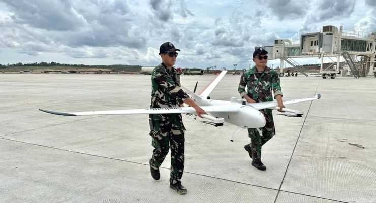Survei Pemetaan Kawasan Bandara IKN, TNI AU Kerahkan Drone