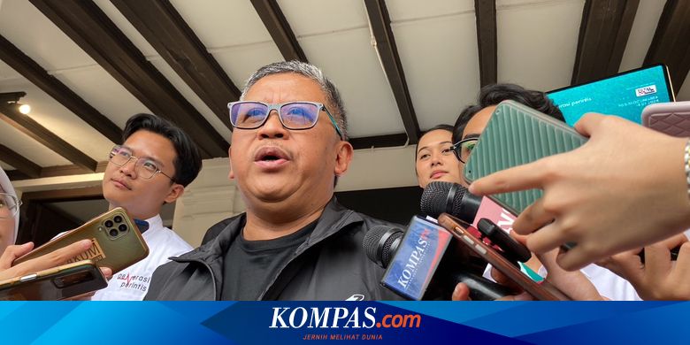 Hasto Bicara soal Rencana Pertamuan Elite PDI-P dan Wapres Ma'ruf