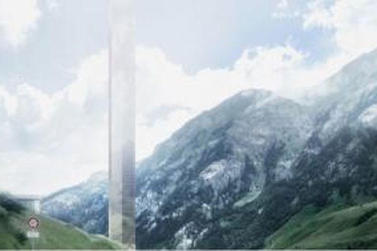 Hotel tertinggi di dunia akan dibangun di antara pegunungan Alpen, Swiss.