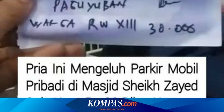 Pengunjung Masjid Raya Syeikh Zayed Solo Ditarik Parkir Rp 30.000, Dishub: Jukir Sudah Ditangkap