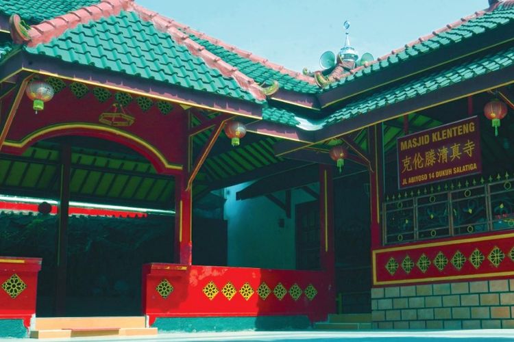 Masjid Klenteng Krajan Dukuh di Salatiga, Jawa Tengah.