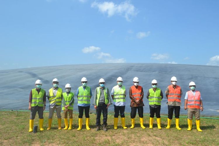 Bappenas mengunjungi proyek Hamparan yang diinisiasi oleh Gree Energy.