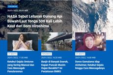 [POPULER SAINS]: NASA Sebut Letusan Gunung Tonga 500 Kali Lebih Kuat | Gejala Omicron | Banjir Di Banyak Daerah