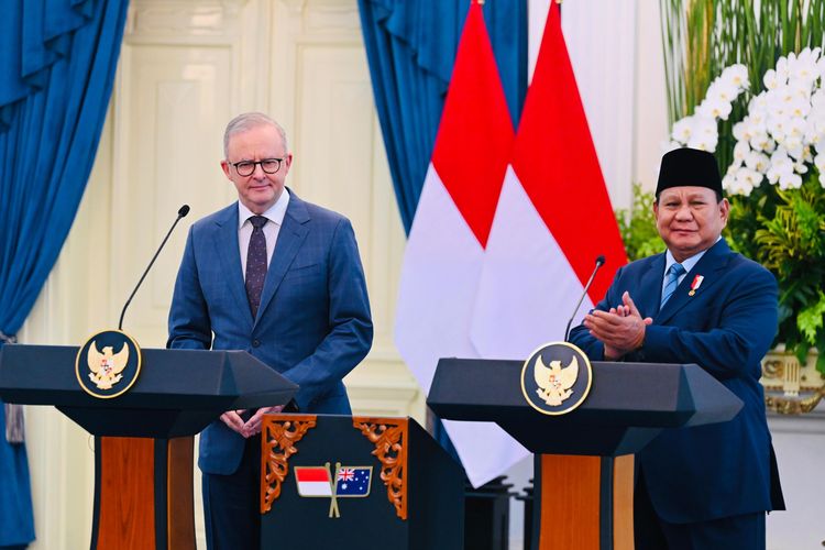 Prabowo Suguhkan Gado-gado hingga Pindang Serani Saat Makan Siang Bareng PM Australia