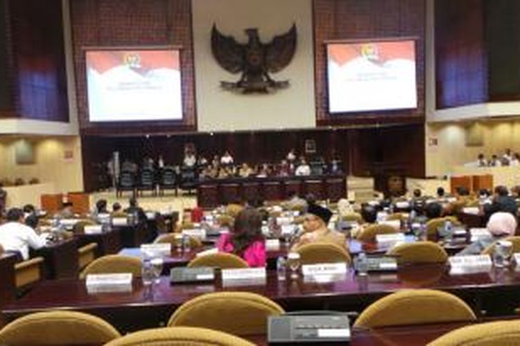 Suasana Pleno DPD untuk memilih calon pimpinan MPR