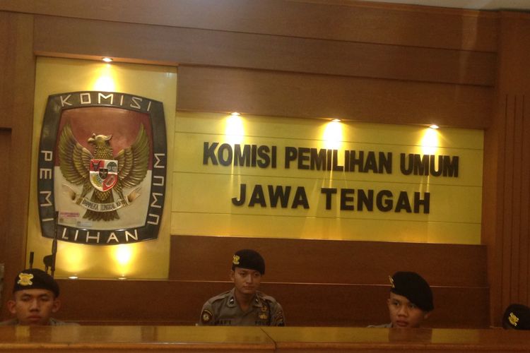 Ilustrasi kantor KPU Jawa Tengah, Kamis (28/6/2018)
