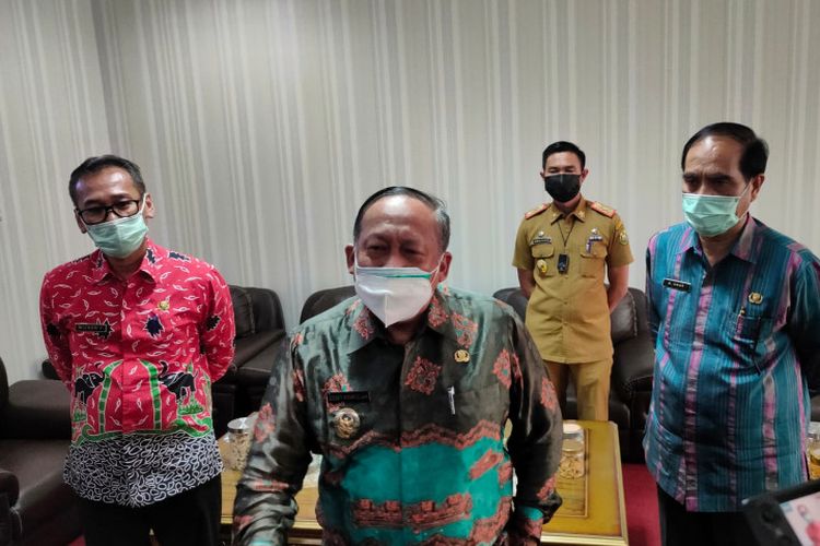 Wakil Wali Kota Bandar Lampung Deddy Amarullah saat memberikan klarifikasi terkait teguran Mendagri belum bayarkan insentif nakes.