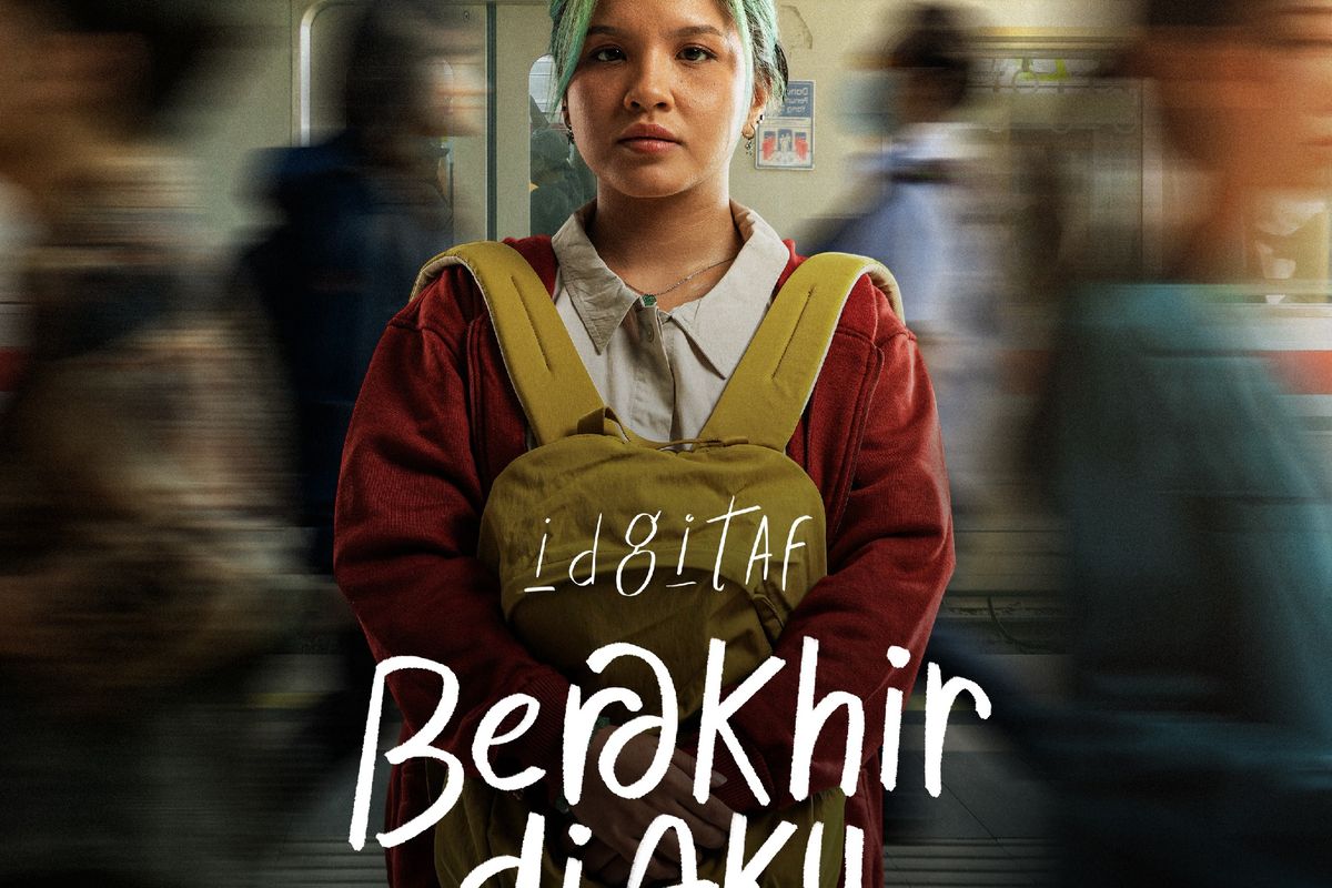 Artwork dari lagu Berakhir di Aku yang menjadi soundtrack film Home Sweet Loan.